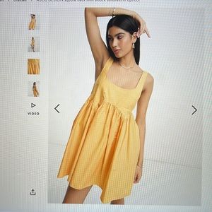 Orange mini dress ASOS